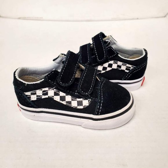 Vans Toddler Old School Shoes, Black Size 4 - Picture 3 of 4